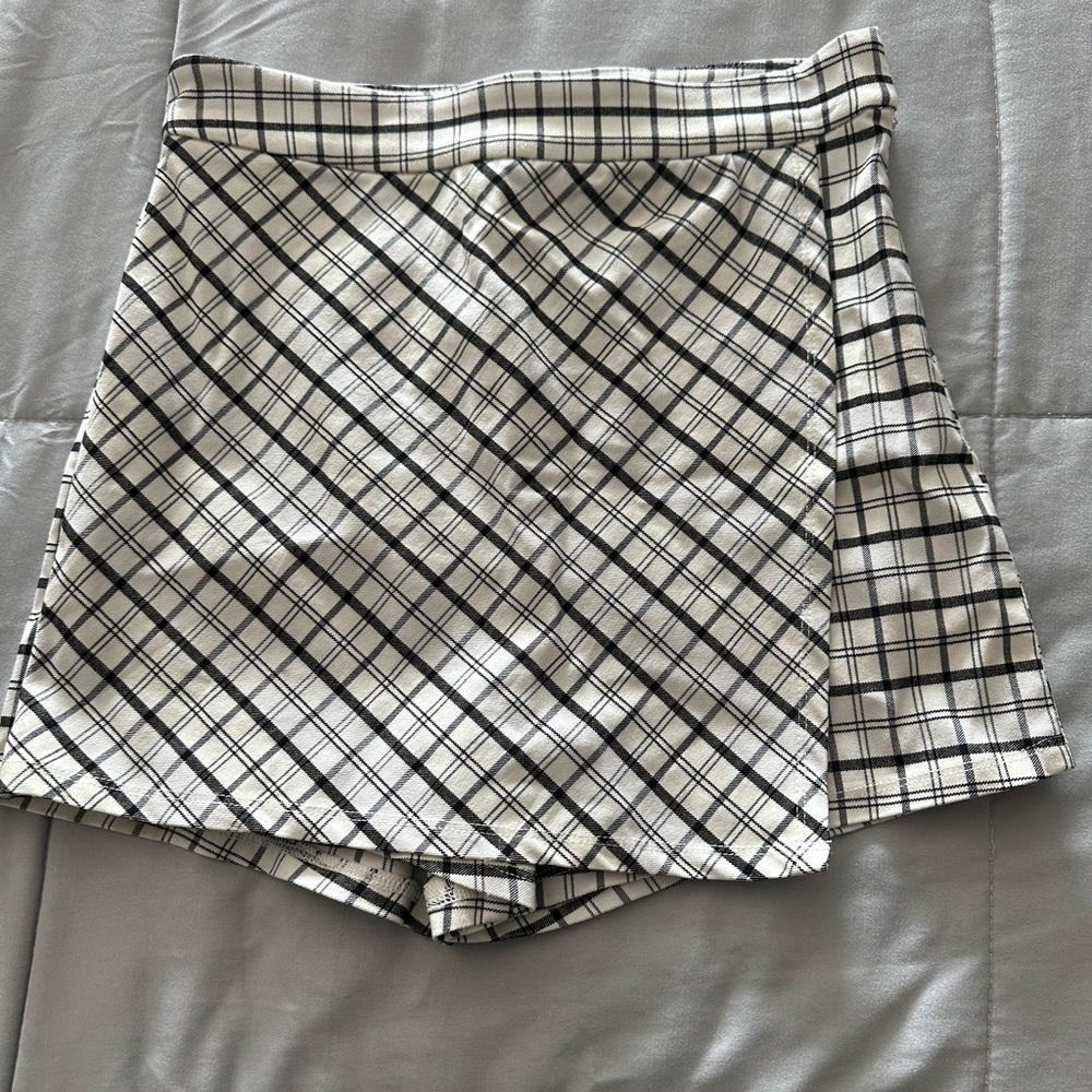 Plaid skort